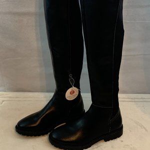 NEW! Women's Blondo Boot 7 Waterproof Stretch Panel Over-The-Knee Black Riding